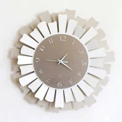 Viadurini Time Design Wanduhren-Moderne runde zweifarbige Wanduhr aus Eisen Made in Italy - Lussuria