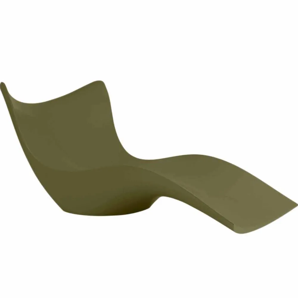 Vondom Sonnenliegen-Moderne Sonnenliege aus Polyethylen, Surf by , 2 Stücke