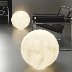 In-es.artdesign Moderne Tischlampen-Moderne sphärische Tischleuchte Floor Moon-Nebel