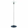 Viadurini Lighting Moderne Stehlampen-Moderne Stehlampe mit verchromter Struktur und Glasplatte Made in Italy - Saturno