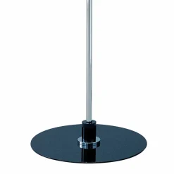 Viadurini Lighting Moderne Stehlampen-Moderne Stehlampe mit verchromter Struktur und Glasplatte Made in Italy - Saturno