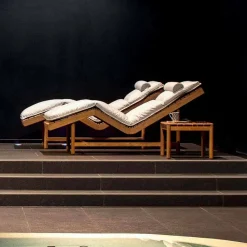 Varaschin Sonnenliegen-Moderne Teak Sonnenliege für Indoor und Outdoor Barcode