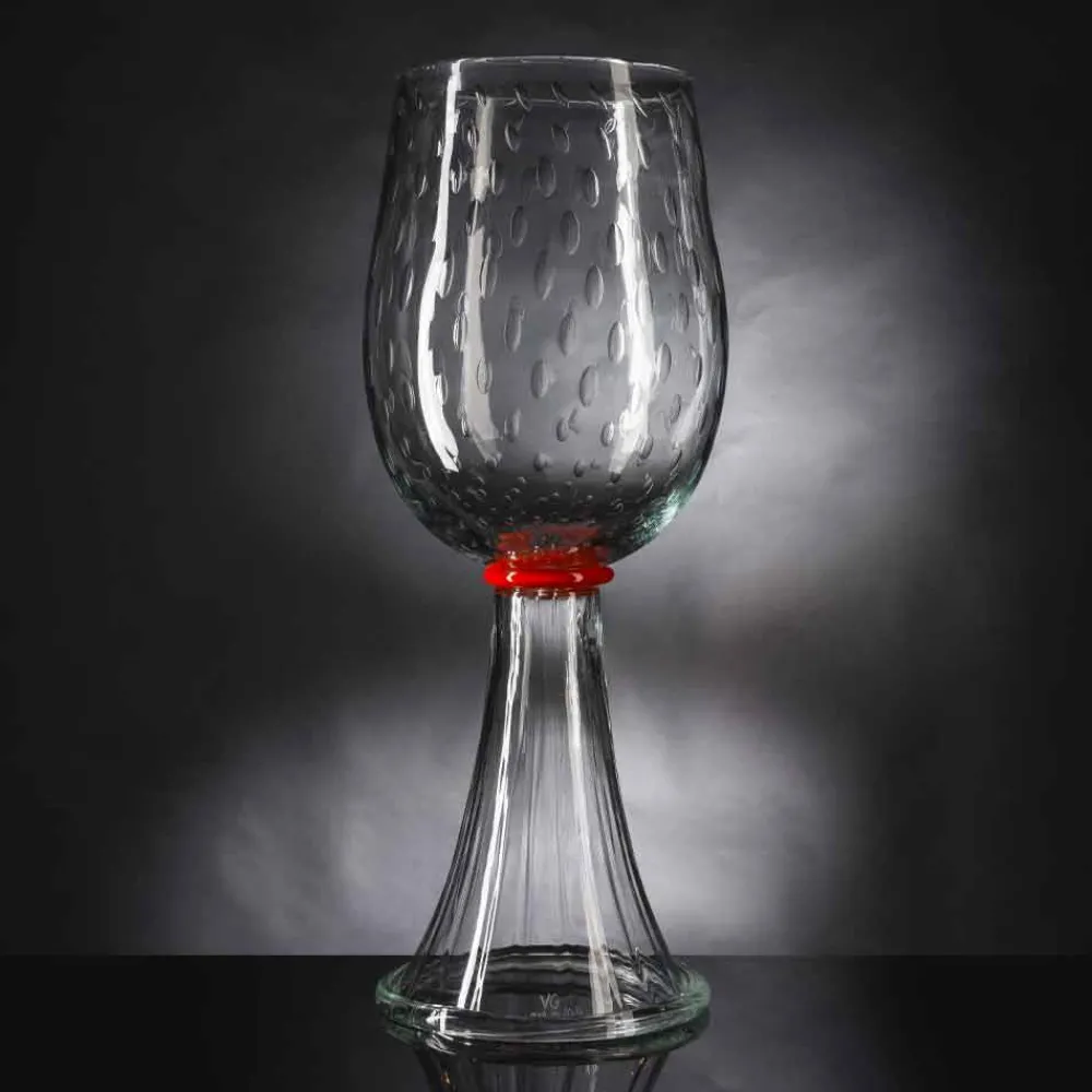 Viadurini Living Deko Vasen-Moderne transparente Vase aus geblasenem Muranoglas Made in Italy - Copernicus