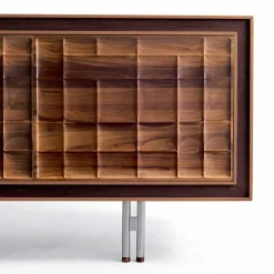 Viadurini Living Anrichte-Moderne 3-türige Anrichte aus Massivholz Design Anna