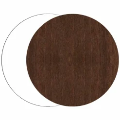 Viadurini Time Design Wanduhren-Moderne und runde Holzwanduhr mit saisonalen Designdekoren