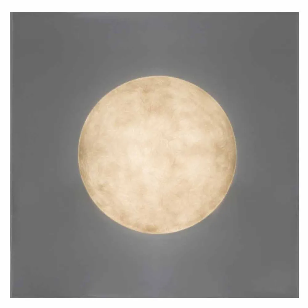 In-es.artdesign Design Wandleuchten-Moderne Wandlampe Waschmaschine aus Nebulite