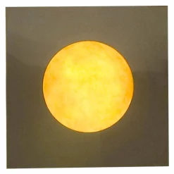 In-es.artdesign Design Wandleuchten-Moderne Wandlampe Waschmaschine aus Nebulite