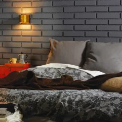 Viadurini Lighting Moderne Wandleuchten-Moderne Wandleuchte aus Messing und Stahl 11x H11xSP 12 cm Bernadet