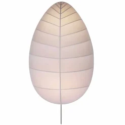 Viadurini Lighting Design Wandleuchten-Moderne Wandleuchte in Metall und Weiß Lycra Design in 3 Dimensionen - Laub