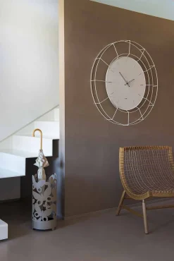 Viadurini Time Design Wanduhren-Moderne Wanduhr aus farbigem Stahl Made in Italy - Adalgiso