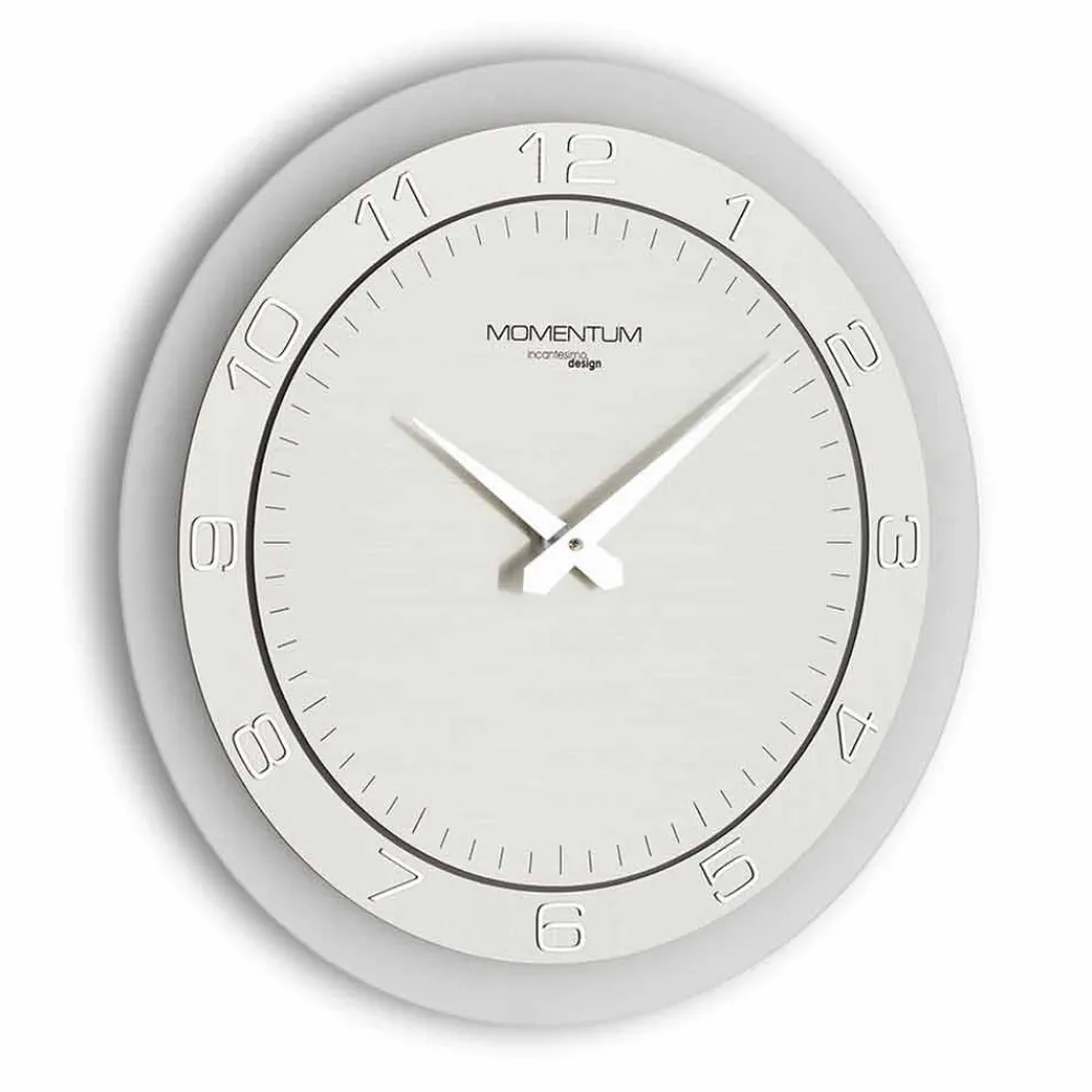 Viadurini Time Design Wanduhren-moderne Wanduhr aus Mineralglas Dininho Modell