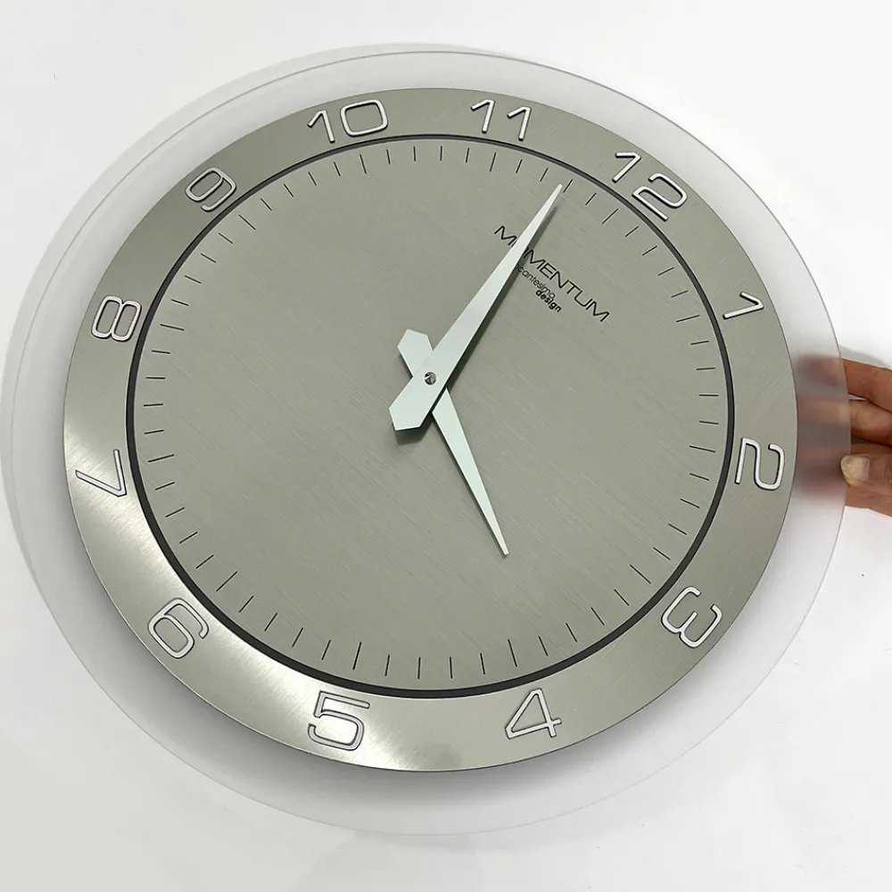 Viadurini Time Design Wanduhren-moderne Wanduhr aus Mineralglas Dininho Modell