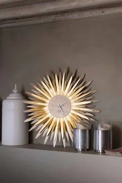 Viadurini Time Design Wanduhren-Moderne Wanduhr in Radicale-Form Made in Italy - Fuoco