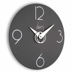 Viadurini Time Design Wanduhren-Moderne Wanduhr in schwarz, weiß und grau