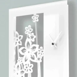 Viadurini Time Design Wanduhren-Moderne Wanduhr mit rechteckigem Design aus weißem Plexiglas - Elara