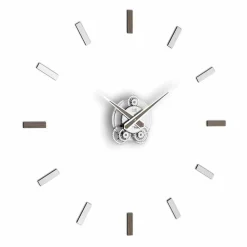 Viadurini Time Design Wanduhren-moderne Wanduhr mit Stundenschlag aus Mineralglas Baba Modell