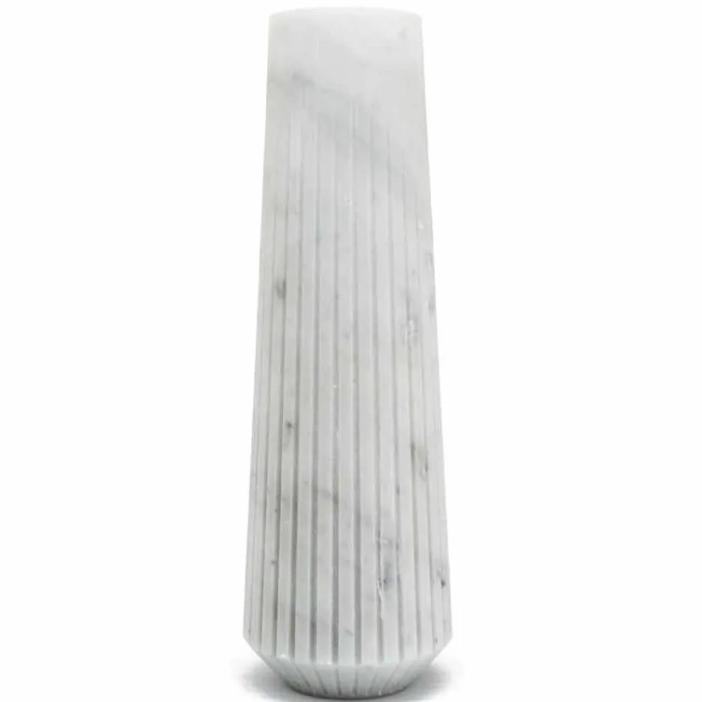 Viadurini Living Deko Vasen-Moderne weiße Carrara Marmor dekorative Vase Made in Italy - Kairo