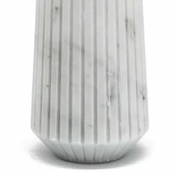 Viadurini Living Deko Vasen-Moderne weiße Carrara Marmor dekorative Vase Made in Italy - Kairo