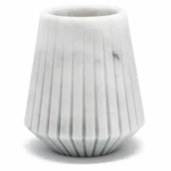 Viadurini Living Deko Vasen-Moderne weiße Carrara Marmor dekorative Vase Made in Italy - Kairo