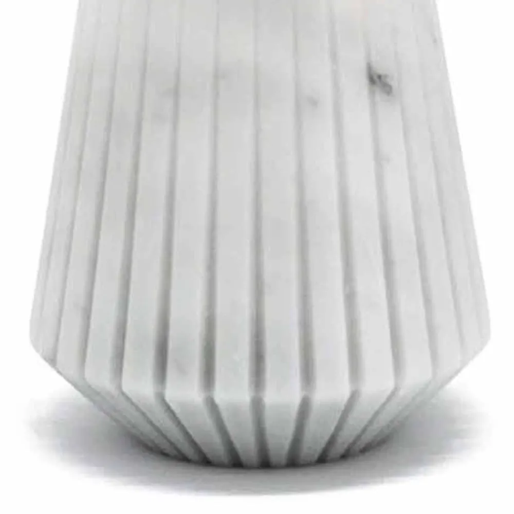 Viadurini Living Deko Vasen-Moderne weiße Carrara Marmor dekorative Vase Made in Italy - Kairo