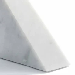 Viadurini Living Deko Artikel Und Wohnaccessoires-Moderne weiße Carrara Marmor Buchstütze Made in Italy - Tria