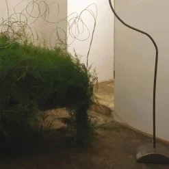 In-es.artdesign Moderne Stehlampen-Moderne weiße Stehlampe Nebel Luna H210cm