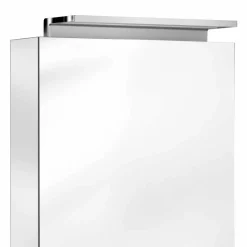 Viadurini Bathroom Badspiegel-Moderner Aufbewahrungsspiegel mit Kristallregalen und LED-Licht - Bramo