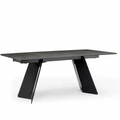 Viadurini Living Ausziehbare Esstische-Moderner ausziehbahrer Esstisch mit einer Tischplatte aus Steingut made in Italy, Erve