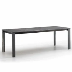 Viadurini Living Ausziehbare Esstische-Moderner ausziehbar Tisch aus Steingut und Buchenholz made in Italy Duccio