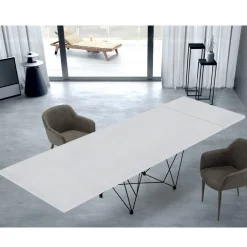 Viadurini Living Ausziehbare Esstische-Moderner ausziehbarer 14-Sitzer-Tisch mit Laminatplatte, hergestellt in Italien – Ezzellino