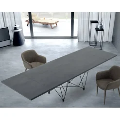 Viadurini Living Ausziehbare Esstische-Moderner ausziehbarer 14-Sitzer-Tisch mit Laminatplatte, hergestellt in Italien – Ezzellino