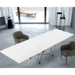 Viadurini Living Ausziehbare Esstische-Moderner ausziehbarer 14-Sitzer-Tisch mit Laminatplatte, hergestellt in Italien – Ezzellino