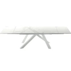 Viadurini Living Ausziehbare Esstische-Moderner ausziehbarer Tisch bis 278 cm aus Keramik, hergestellt in Italien – Settimmio