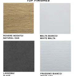 Viadurini Living Ausziehbare Esstische-Moderner ausziehbarer Tisch auf 300 cm aus Laminat und Glas, hergestellt in Italien – Tear