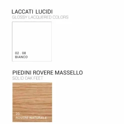 Viadurini Bathroom Badmöbel Stehend-Moderner Badezimmerschrank mit 3 Schubladen in Amber lackiertem Holz, hergestellt in Italien