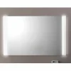 Viadurini Bathroom Badspiegel-Moderner Badezimmerspiegel mit LED-Beleuchtung, L1200x H 900 mm, Agata