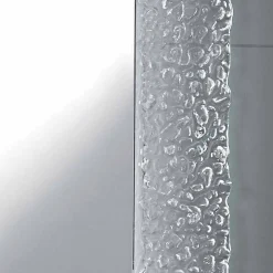 Viadurini Bathroom Badspiegel-Moderner Badezimmerspiegel mit Glasrahmendekoration und LED-Tara-Lichtern