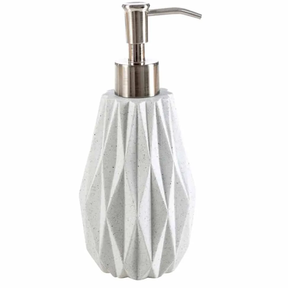 Viadurini Bathroom Badzubehör-Moderner Badezimmerzubehörsatz hergestellt mit weißem Harz Levice