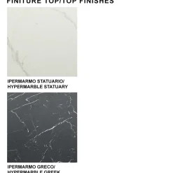 Viadurini Living Esstische-Moderner Barrel-Tisch aus Keramik und roségoldenem Stahl, hergestellt in Italien – Settimmio