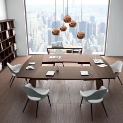 Viadurini Living Besprechungstische|Esstische Nach Mass-Moderner Besprechungstisch von Andrea Stramigioli - Butterfly