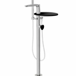 Viadurini Taps Badewannearmaturen-Moderner Bodendeck-Bademischer Hergestellt in Italien - Palimio