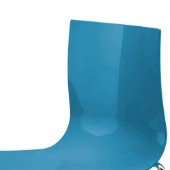 Viadurini Living Bürostühle|Design Stühle-Moderner Büro- oder Wohnzimmerstuhl aus Stahl, farbiger recycelter Kunststoff - Verenza