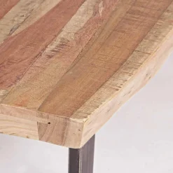 Viadurini Living Moderne Couchtische-Moderner Couchtisch aus Akazienholz und Homemotion Steel - Verdicchio