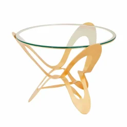 Viadurini Living Moderne Couchtische-Moderner Couchtisch aus Glas und Eisen Made in Italy - Natale