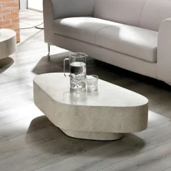 Viadurini Living Couchtische Aus Stein-Moderner Couchtisch in Fossilsteinform – Bowie