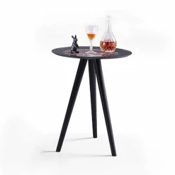 Viadurini Living Moderne Couchtische-Moderner Couchtisch mit runder Platte in Gres Made in Italy - Stuttgart