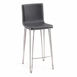 Viadurini Living Küchenhocker-Moderner Design Hocker mit hoher Rückenlehne Calo, H. 97 cm, made in Italy