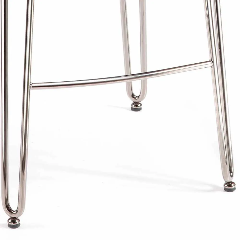 Viadurini Living Küchenhocker-Moderner Design Hocker mit hoher Rückenlehne Calo, H. 97 cm, made in Italy