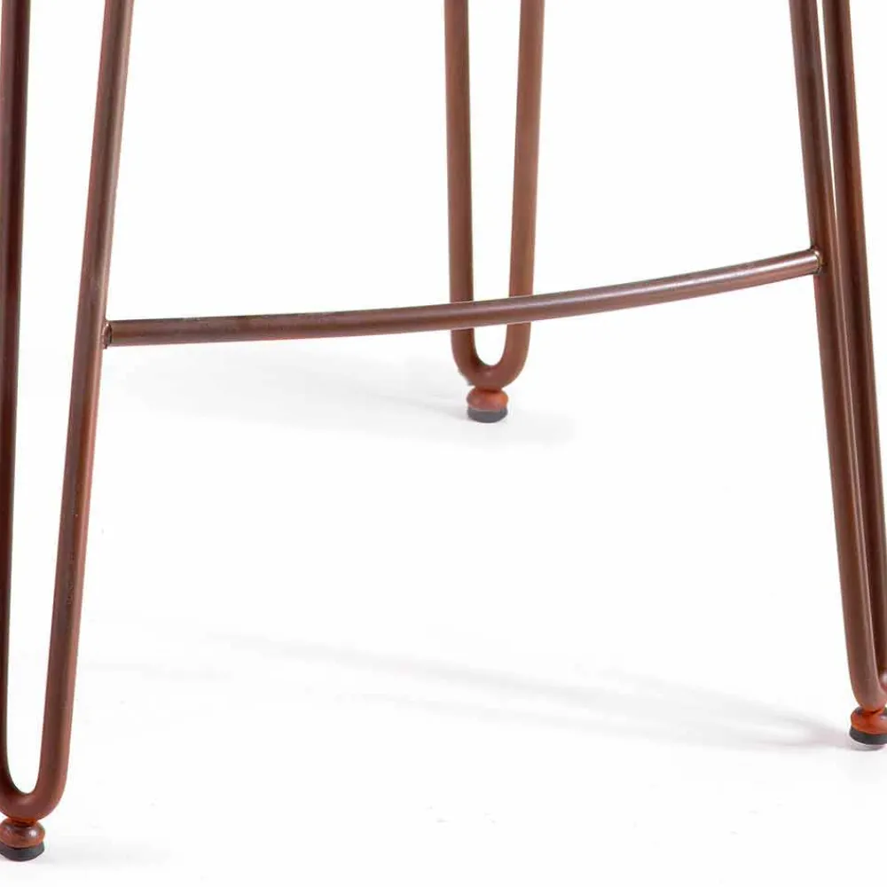 Viadurini Living Küchenhocker-Moderner Design Hocker mit hoher Rückenlehne Calo, H. 97 cm, made in Italy