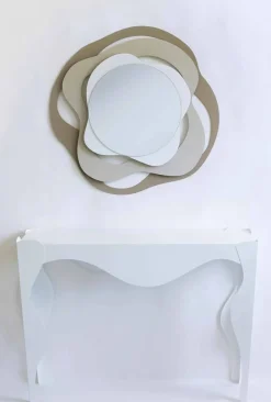 Viadurini Living Wandspiegel-Moderner Design Wandspiegel aus dreifarbigem Eisen Made in Italy - Gertrude